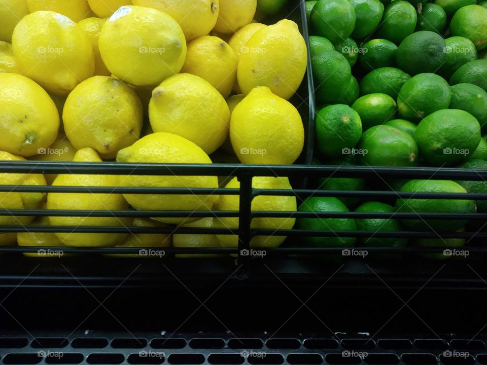 Lemons and limes.