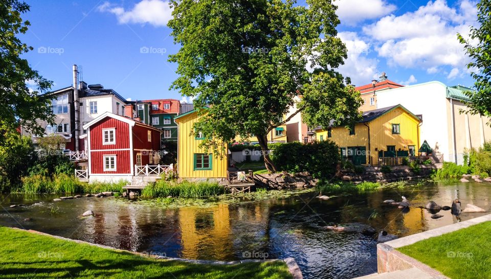 by the river in norrtälje