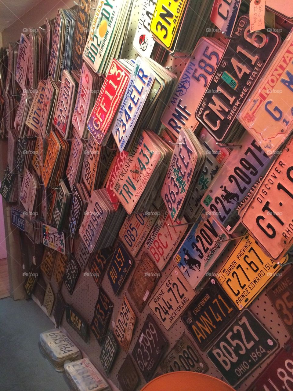 Vintage License Plates