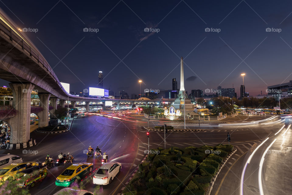 Victory monument in Bangkok Thailand 