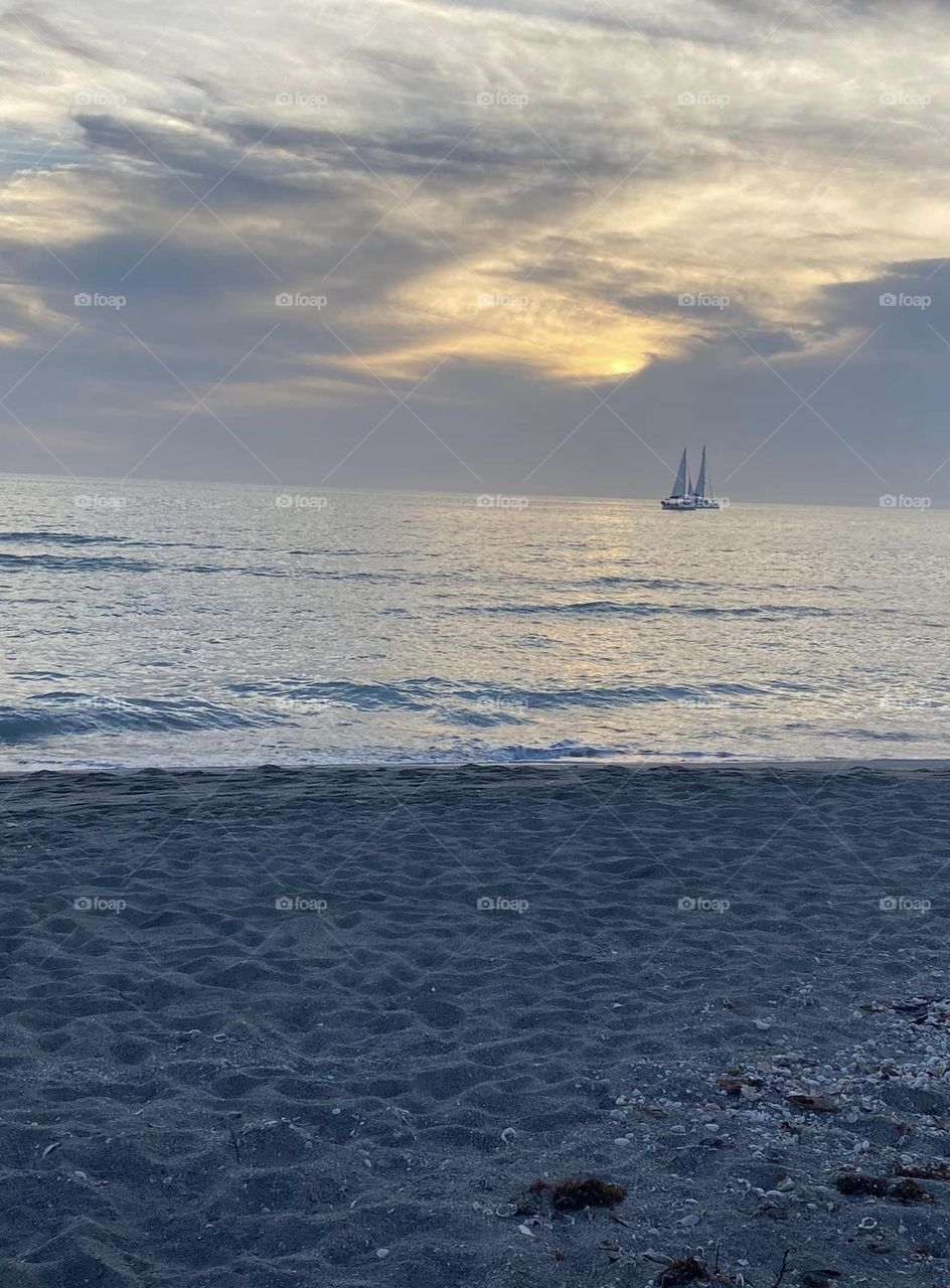 Sail into the sunset