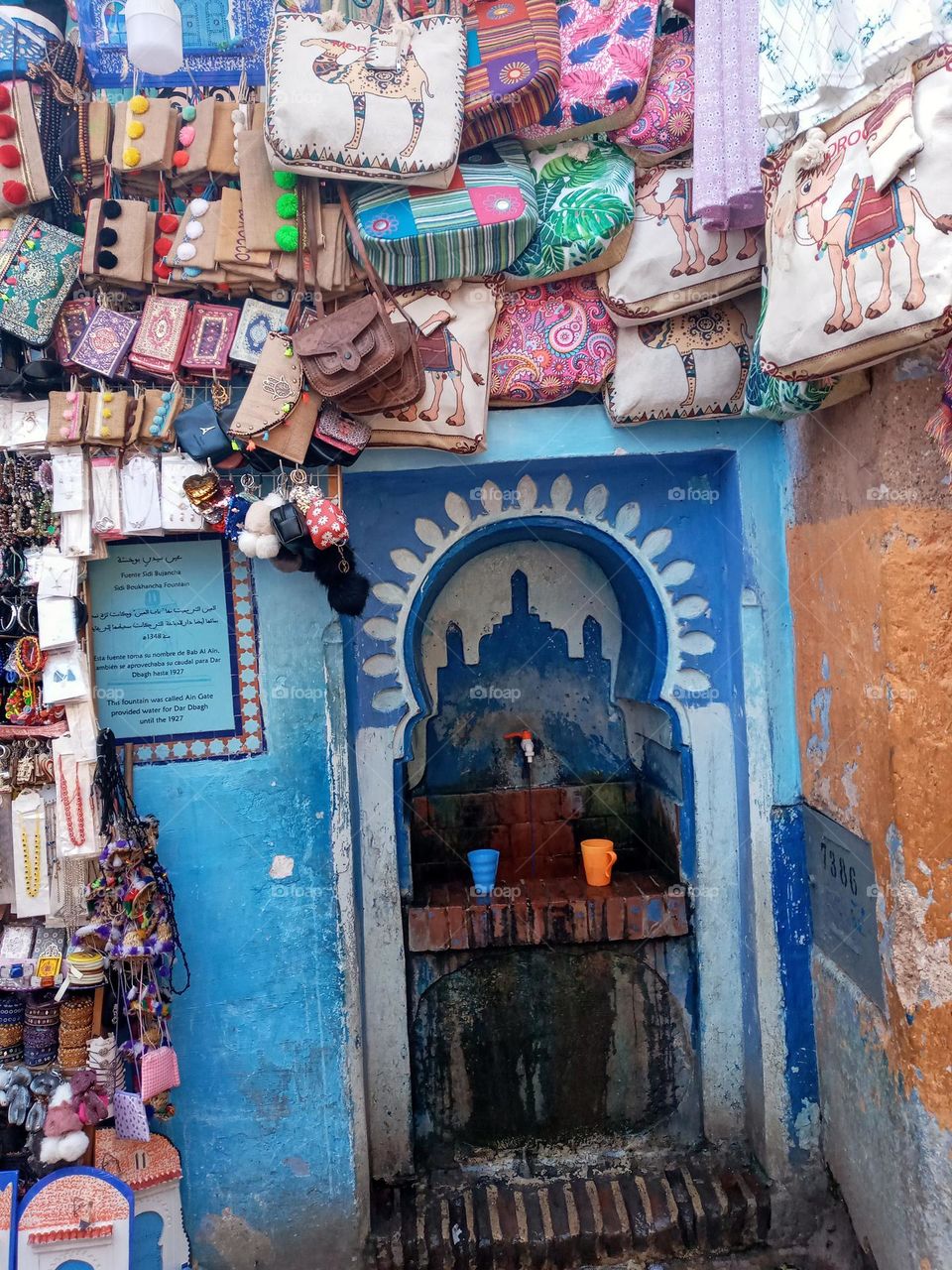 Ancien fountain in chefchaouen