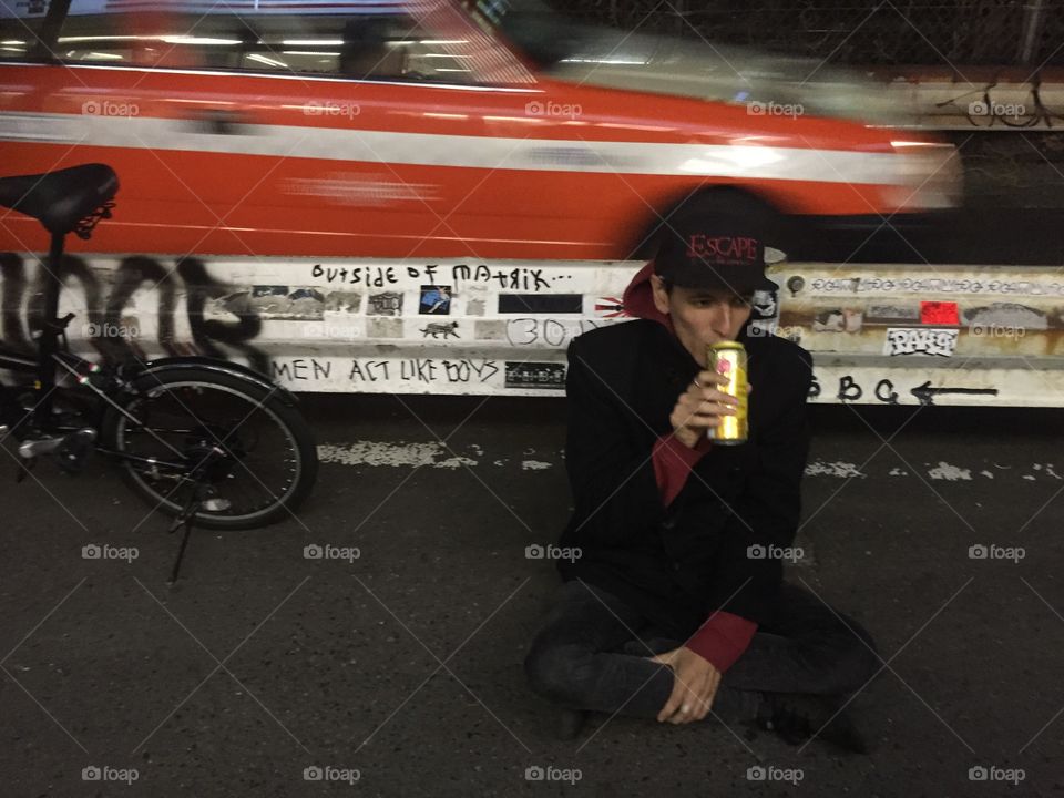 Living outside of the matrix in Tokyo Japan drinking high ball