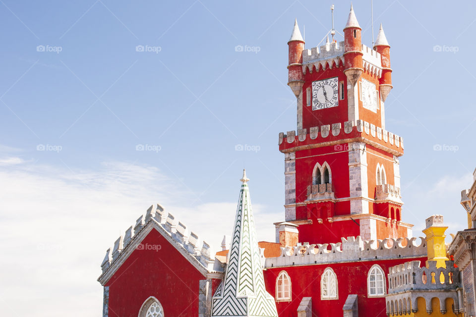 Palace of Pena in Sintra, Portugal 