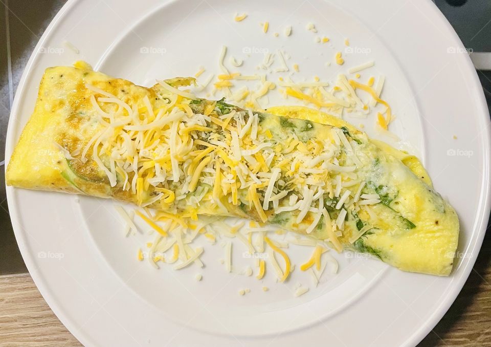 Delicious keto omelette 
