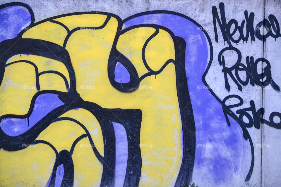 Graffitti in the city - wild words