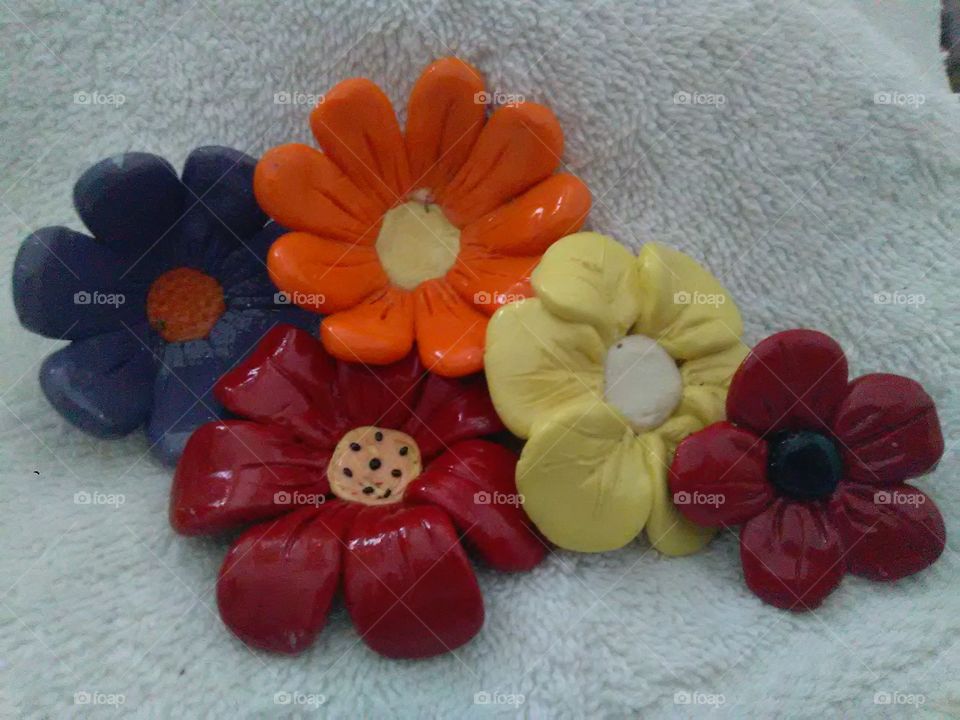 Clay Creations. Flowers