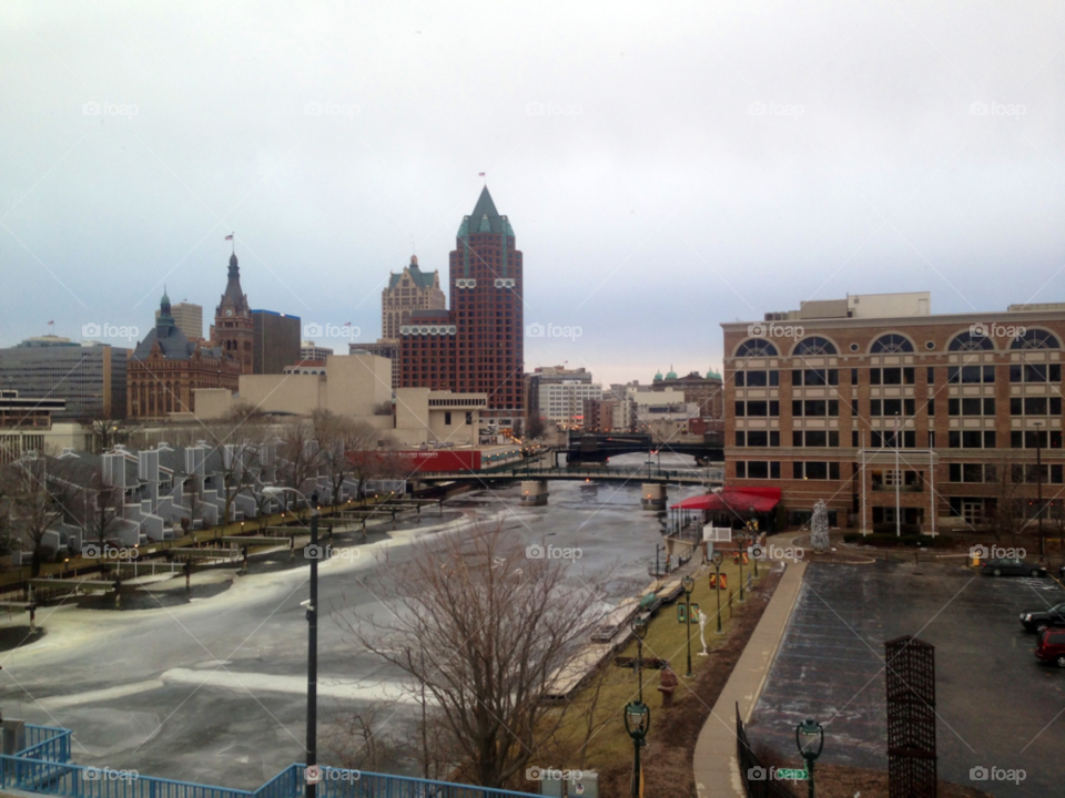 ice lake bridge flags by mengzishiliu