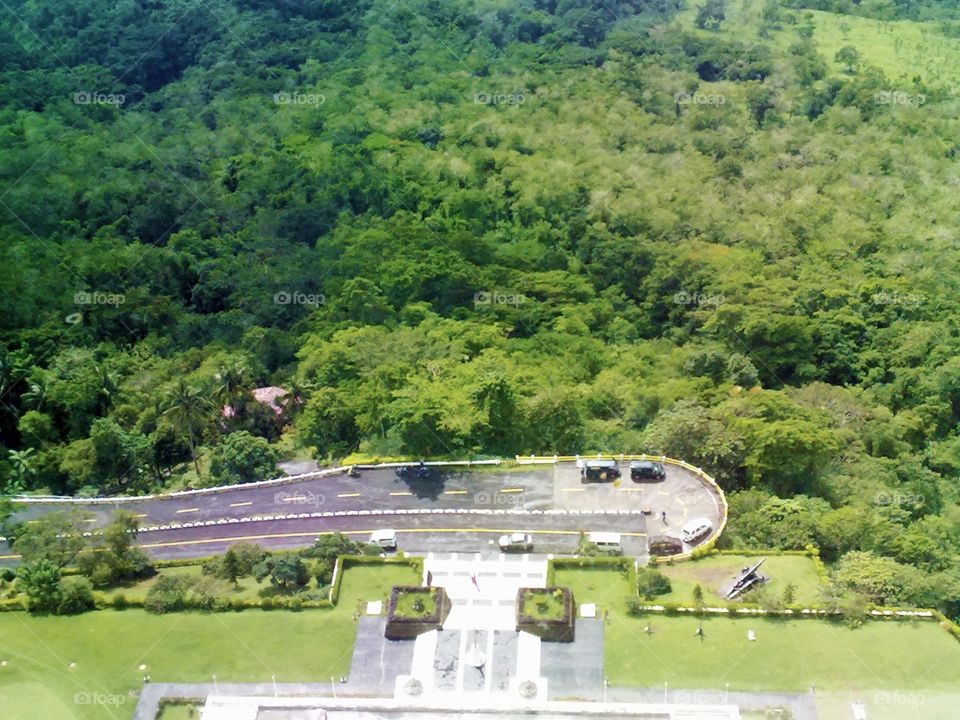 view on top of the Bataan cross