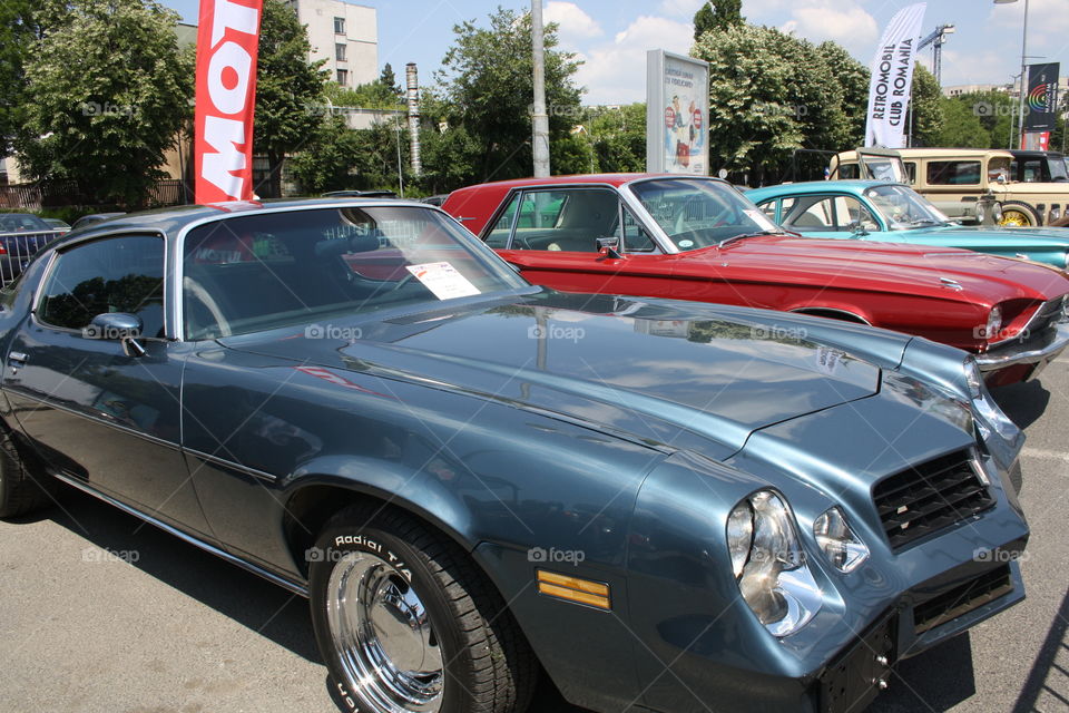 American classic muscle car