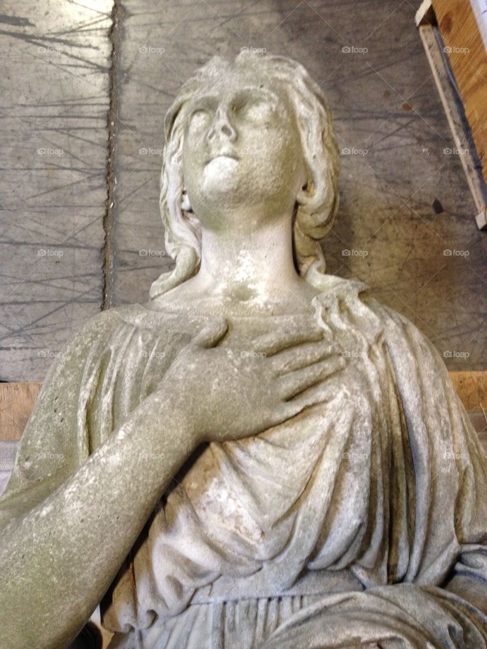 Statue in Storage