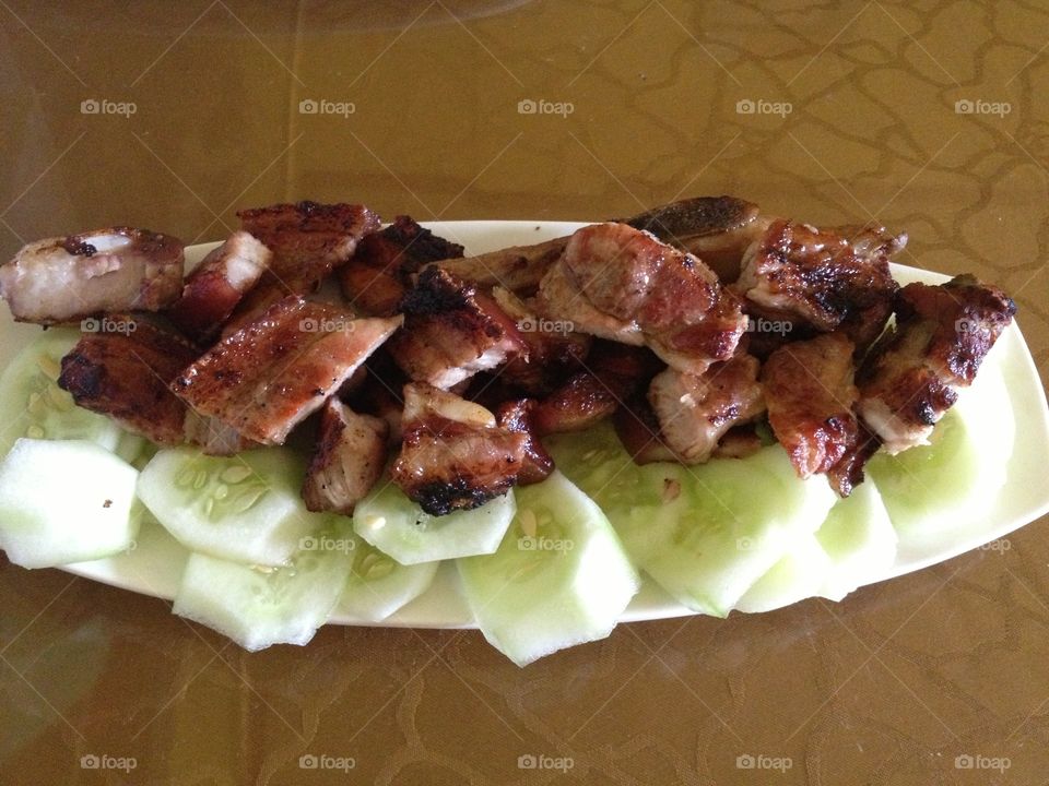 grilled porkchop