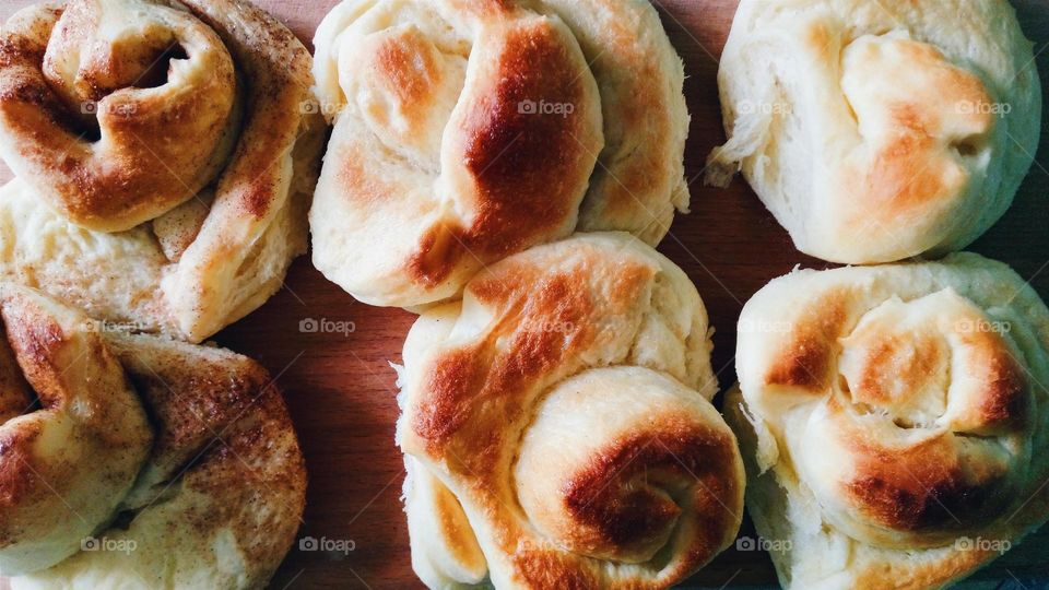 Homemade baked food