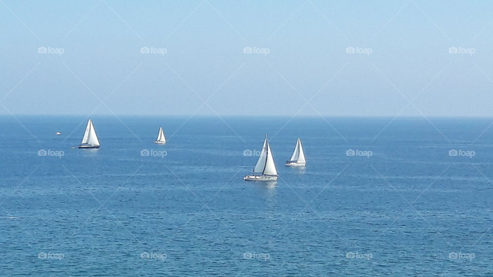 Sea, Water, Ocean, Sailboat, Sail