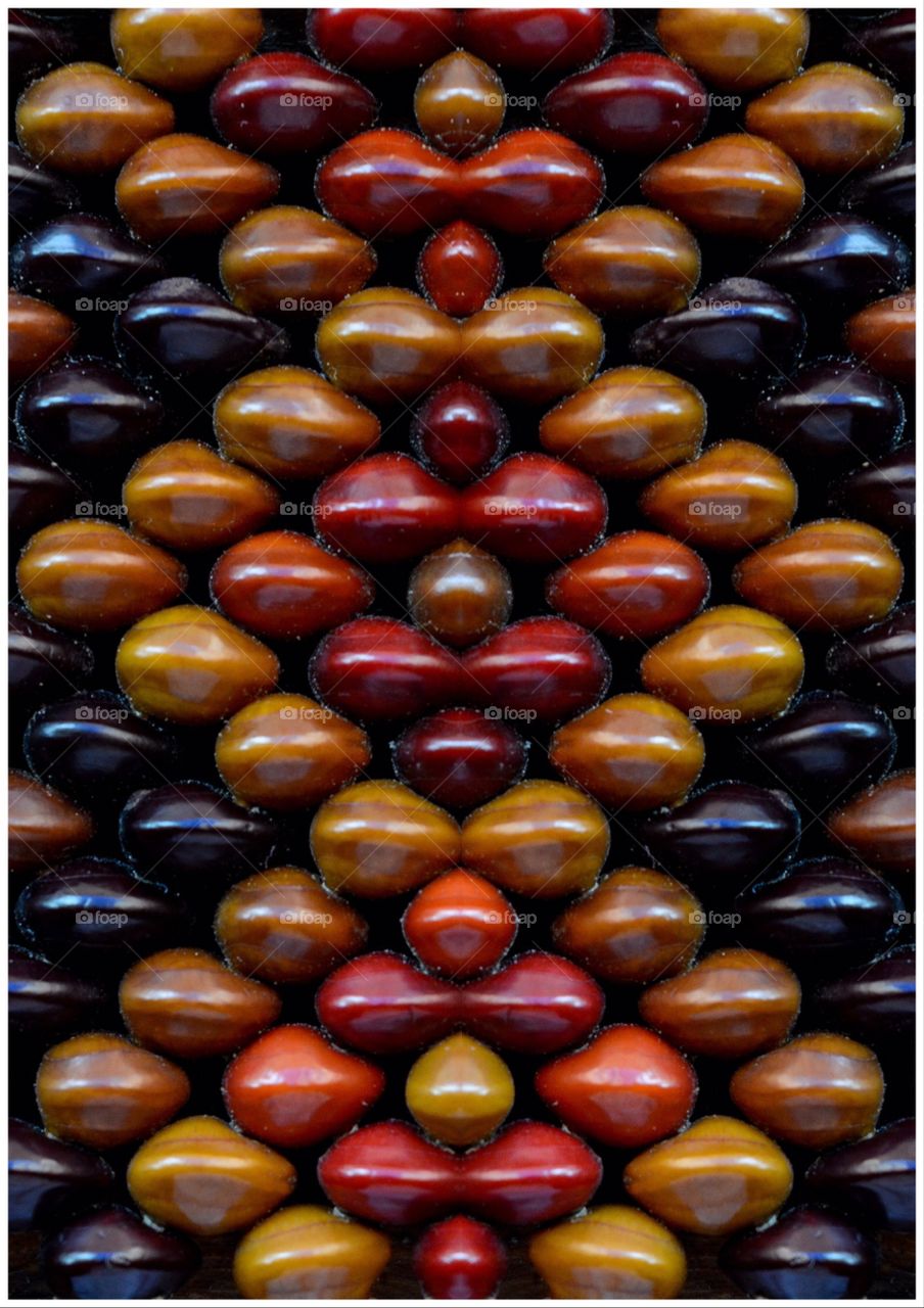 seeds used by indigenous Brazilians to make necklaces, belts and bracelets