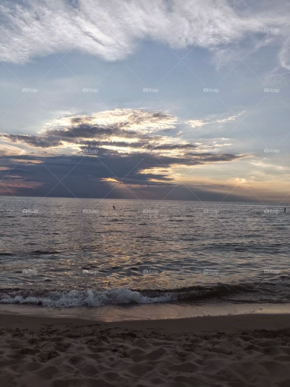 Water, Sea, Beach, Ocean, Sunset