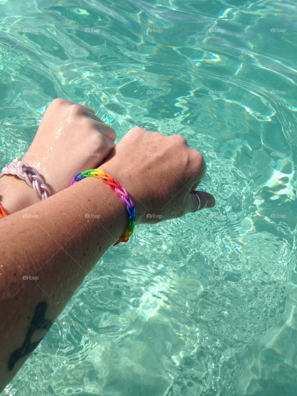 Bracelets made by a 9 year old