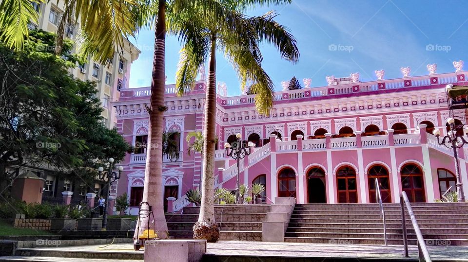 Pink palace architecture 