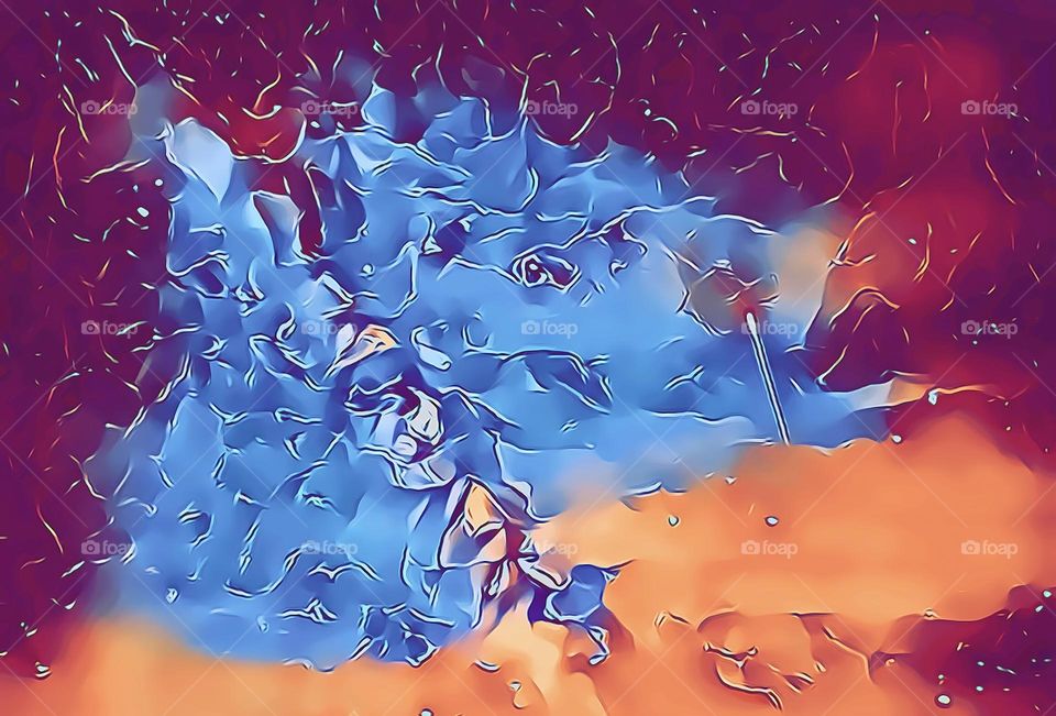 Abstract Graphic Art of the Milky Way 