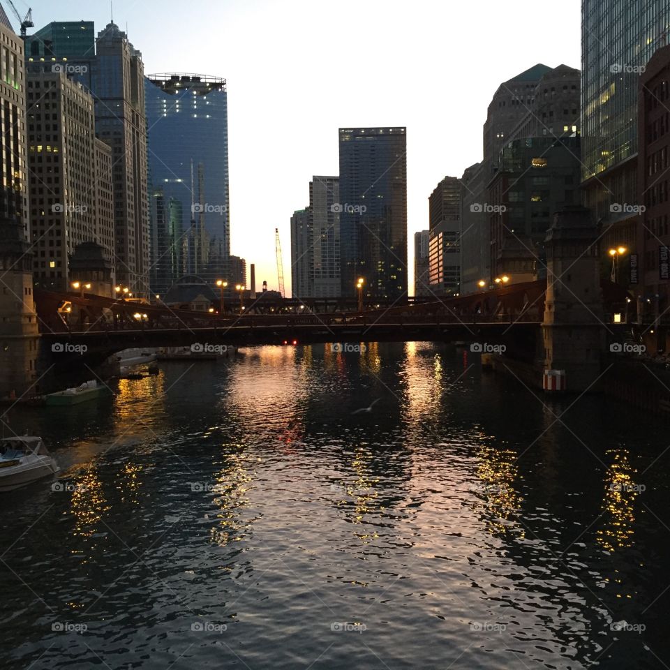 Evening in Chicago