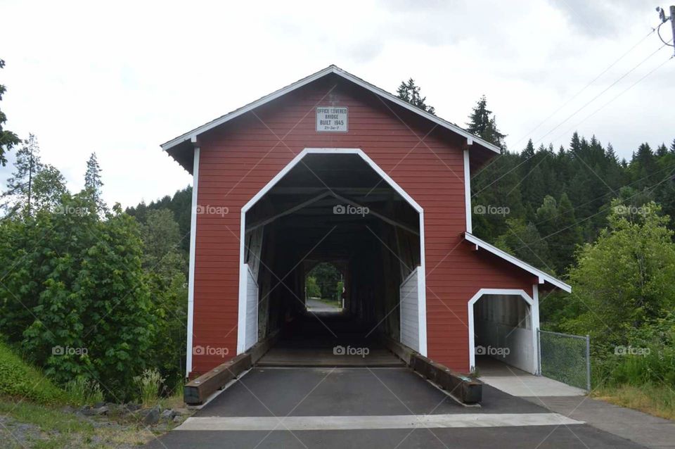 Office Covered Bridge, Wilfer, OR