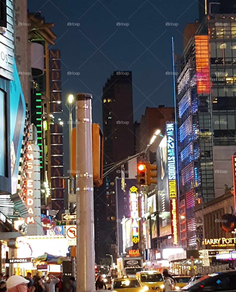 Night in Times Square