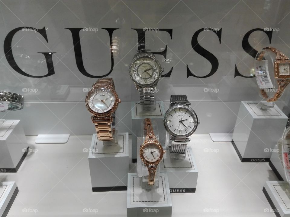 Beautiful modern watches guess