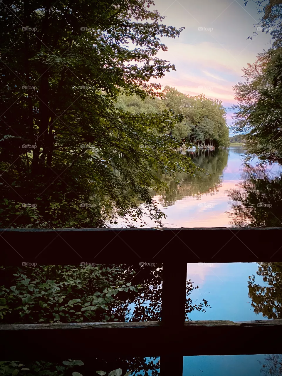 Pastel color lake