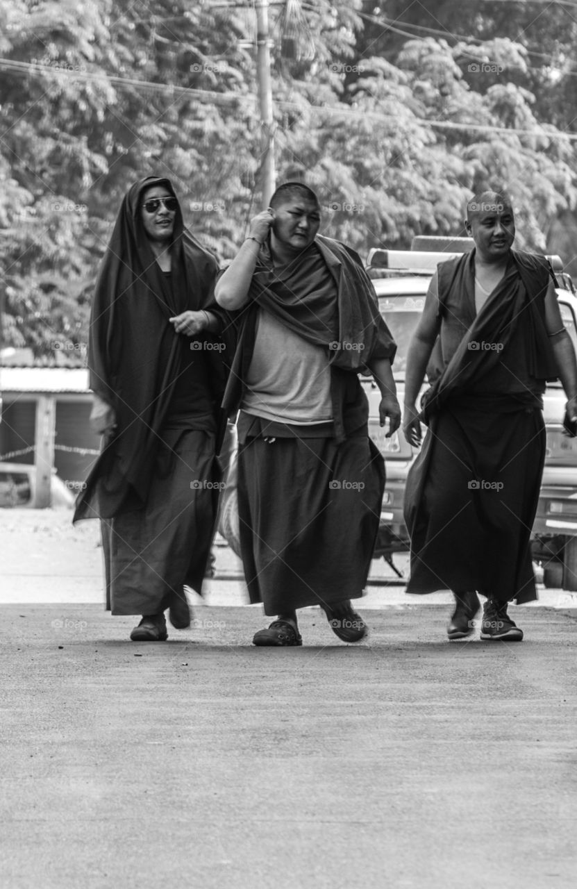 mischievous monks in monochrome 🙂