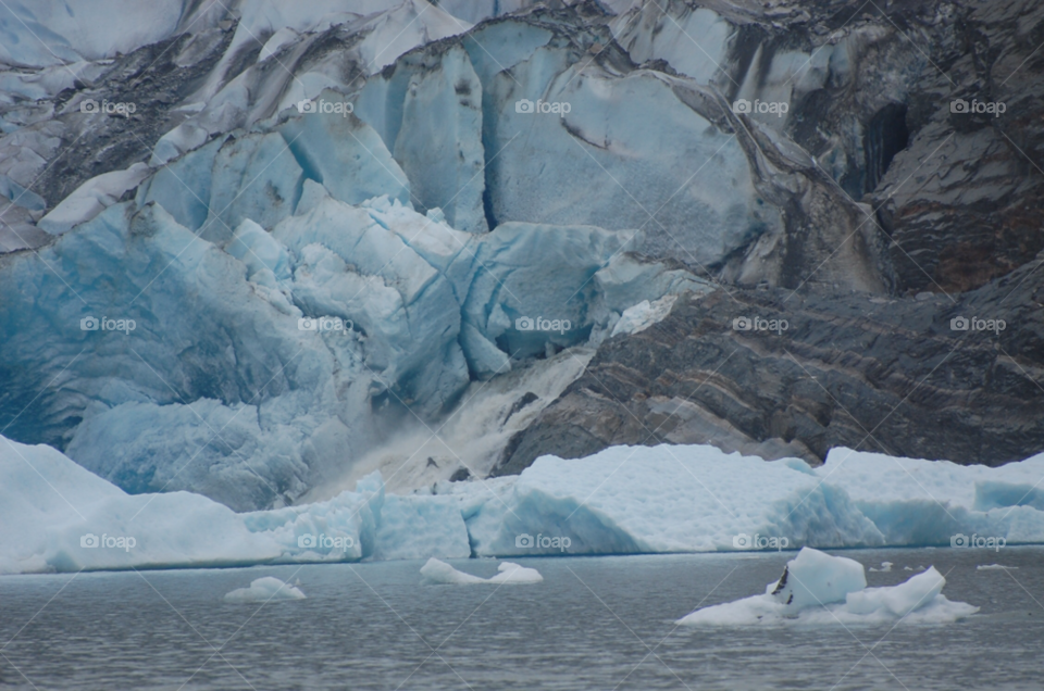 water ice glacier alaska by cwassi