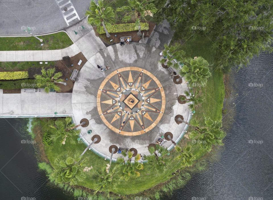 splash pad from above