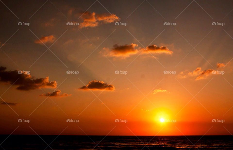 sky sunset sun cloud by moyses-g