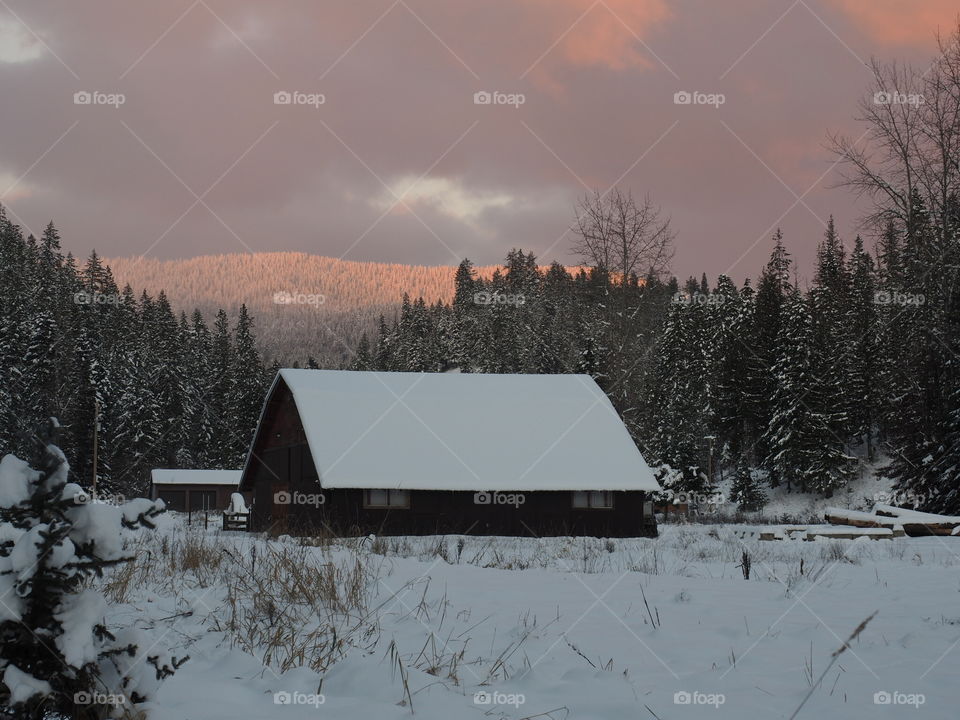 Mountain barn