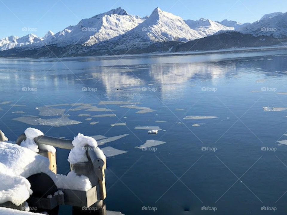 The view of Antarctica
