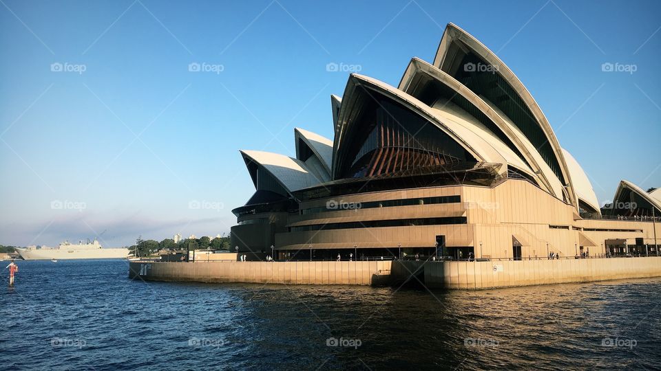 The Sydney Opera House, as photographed under the radiant sun in the Land Down Under