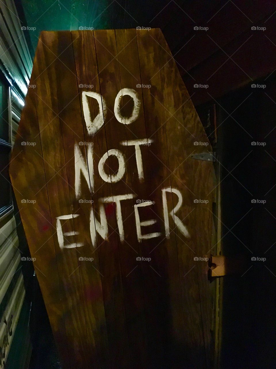 Do Not Enter door