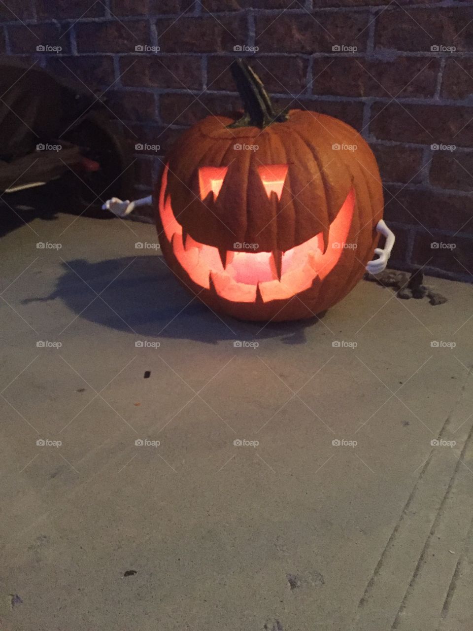 Mr. Pumpkin, for halloween