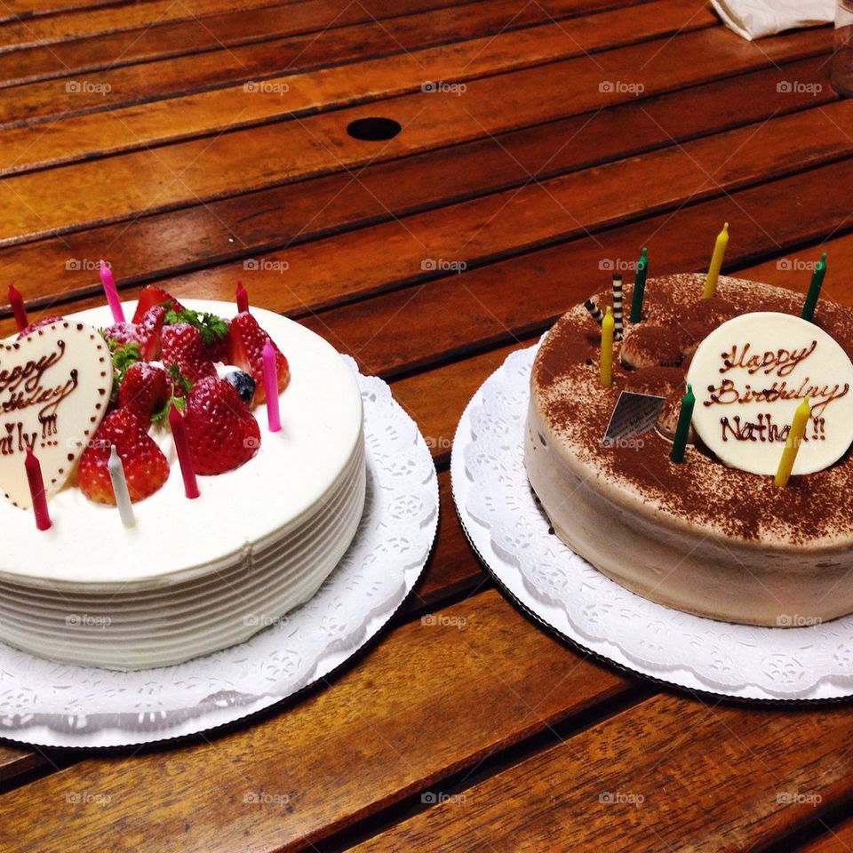 Two Birthday Cakes
