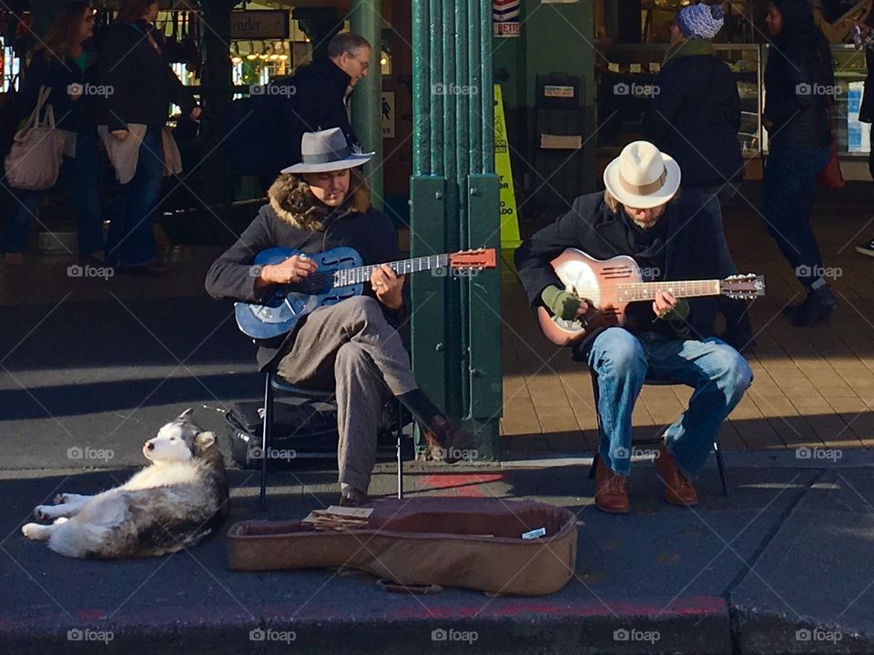 Street Musicians, Pike Place Market, Seattle