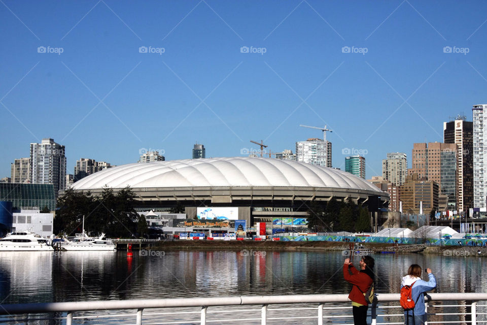 canada arena stadium vancouver by cindyhodesigns