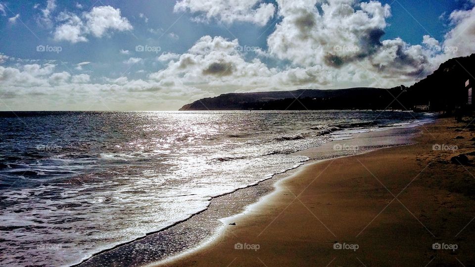 Shanklin beach on the Isle of Wight UK