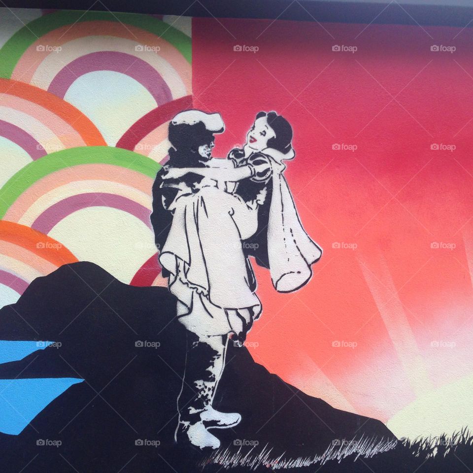 Prince Charming in unexpected surreal locales