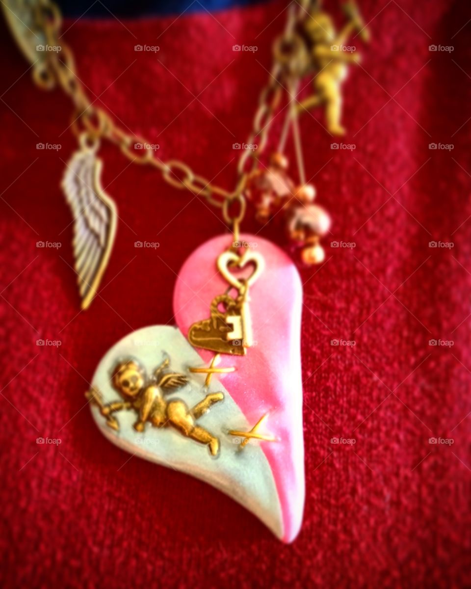 It's all about the Heart: Mixed Media Handmade Jewelry by Robin's Nest Designs