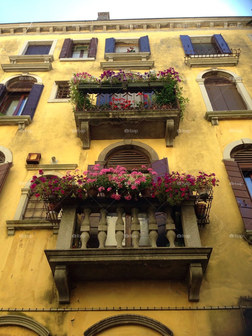 Colourful Italian building