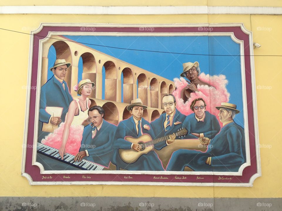 When you're walking around the neighborhood and shock with older and newer at same time