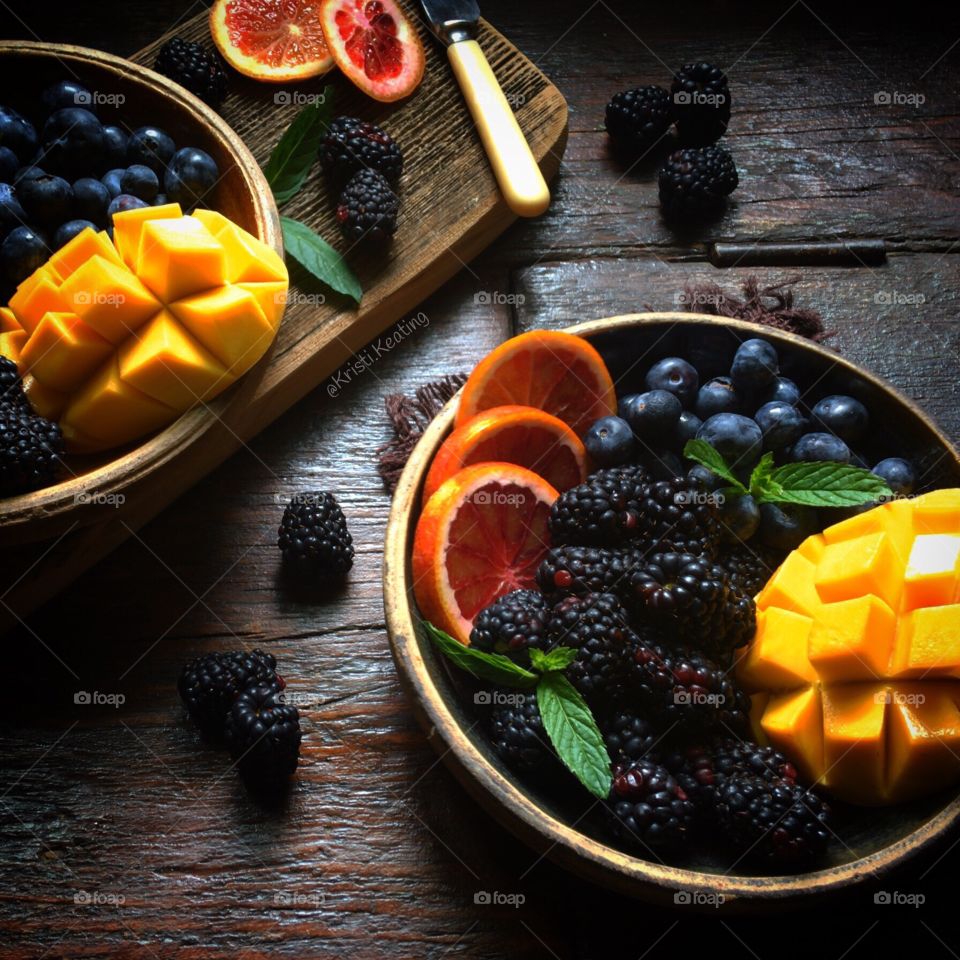 Fruit, Food, No Person, Blackberry, Bowl