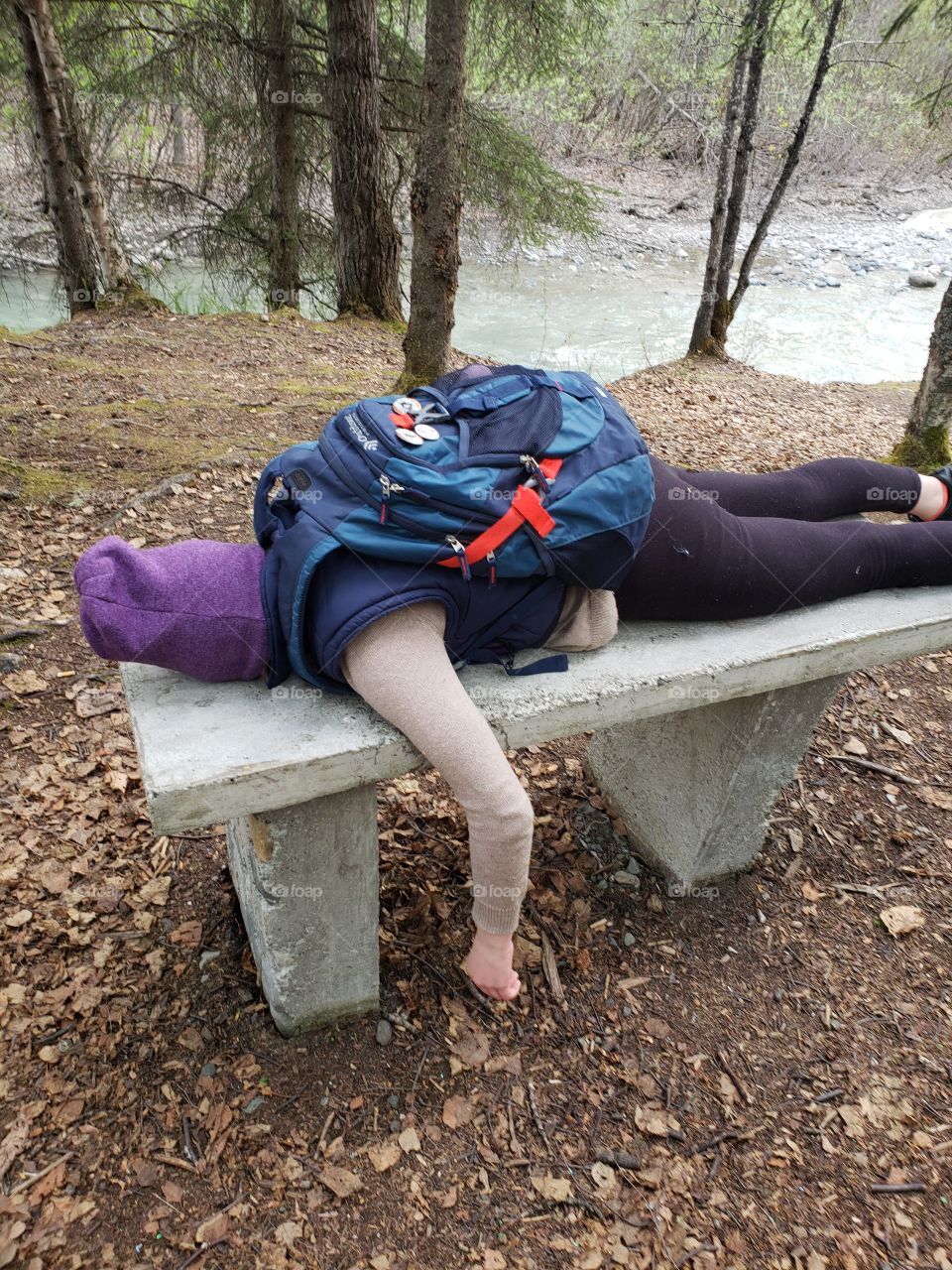 backpacking, trail,tired,funny,rest,laying, sleepy.