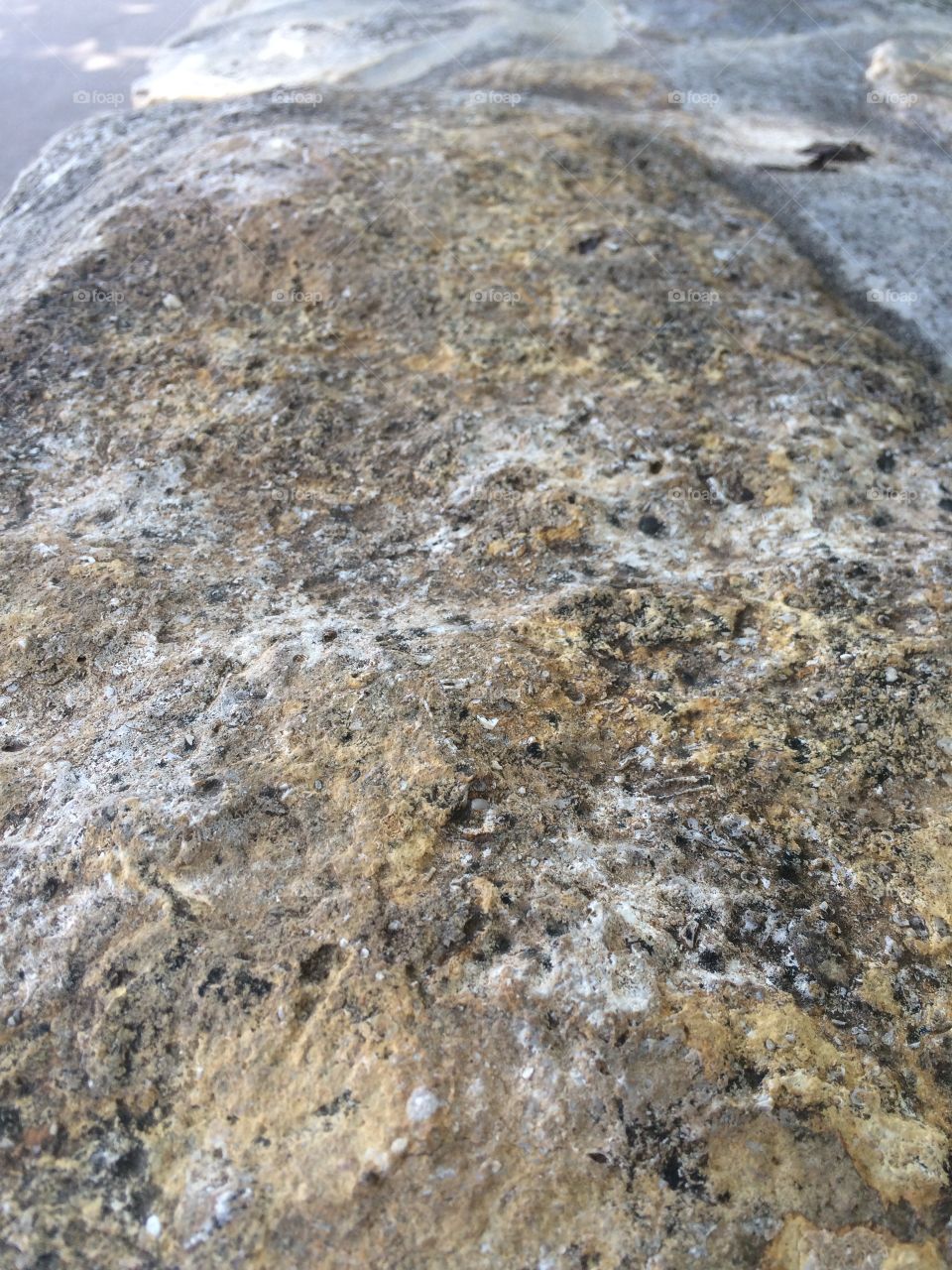 Closeup of a rock face 