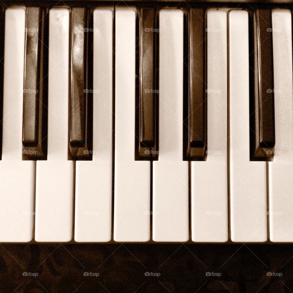 Piano keys