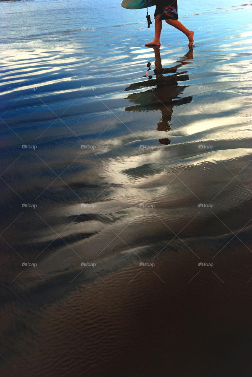 surfer reflection